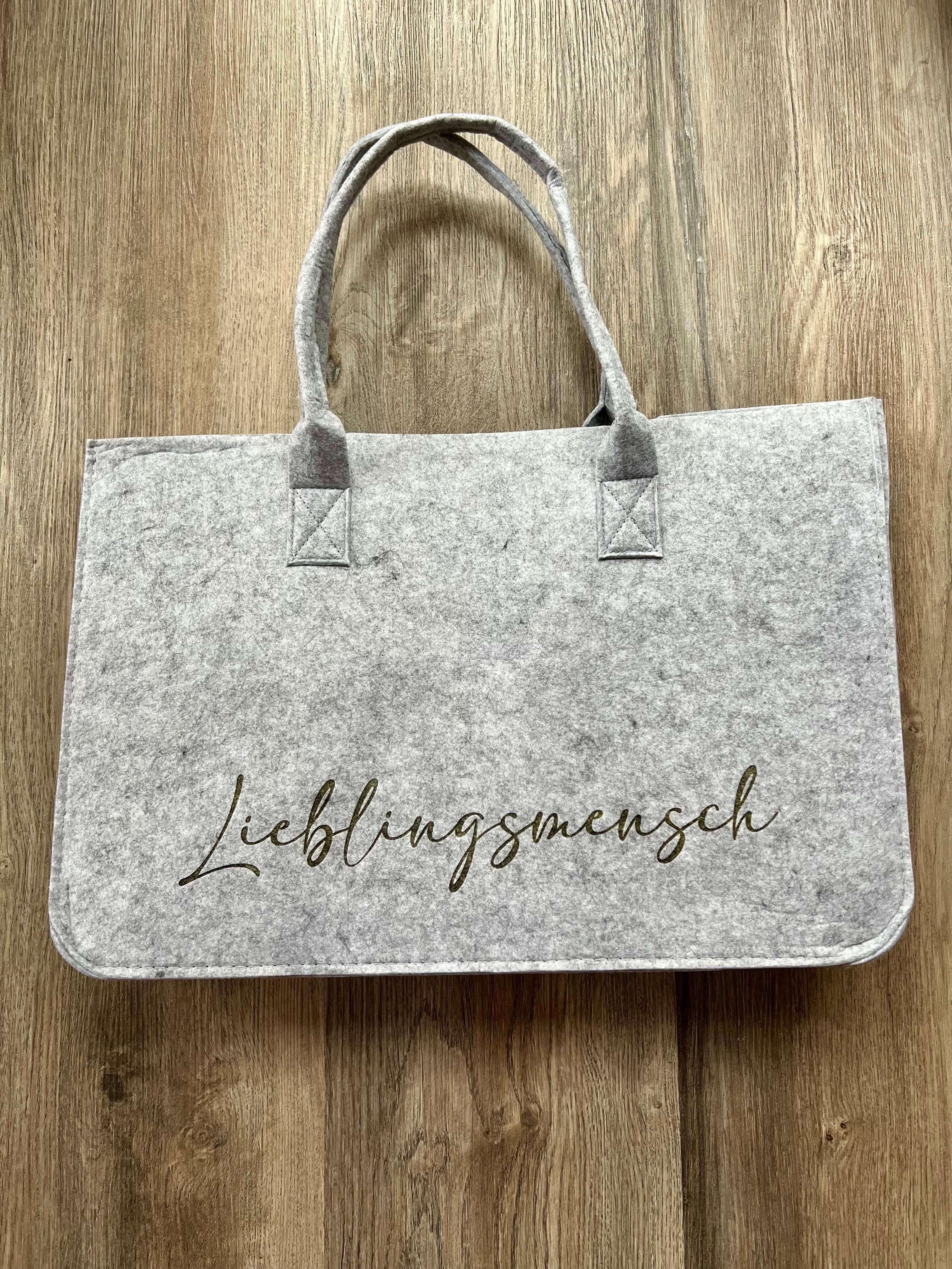 XL Tasche "Lieblingsmensch" Shopper, Einkaufstasche
