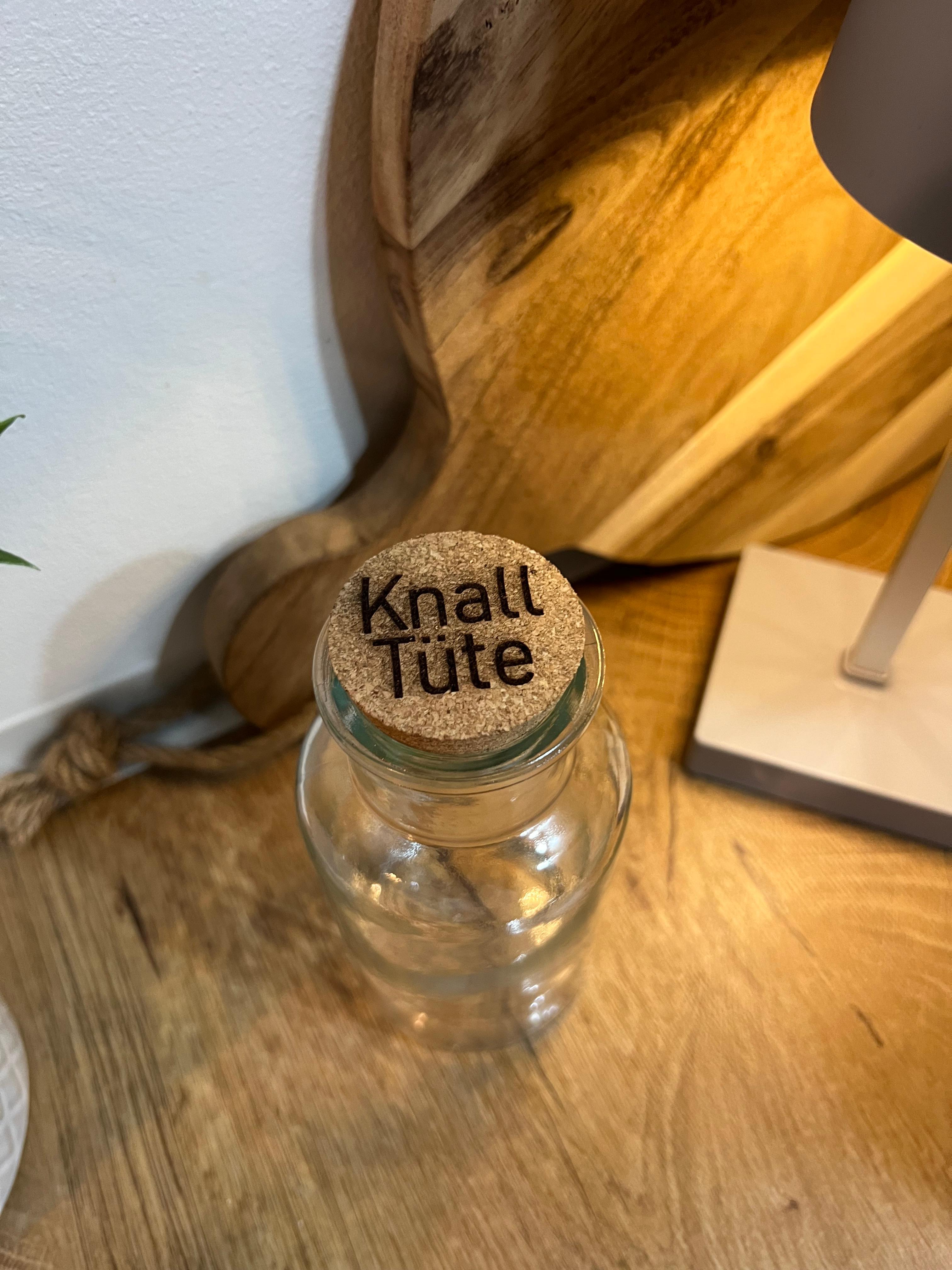Vorratsglas, Gewürzglas "Knalltüte" lustige Geschenkidee
