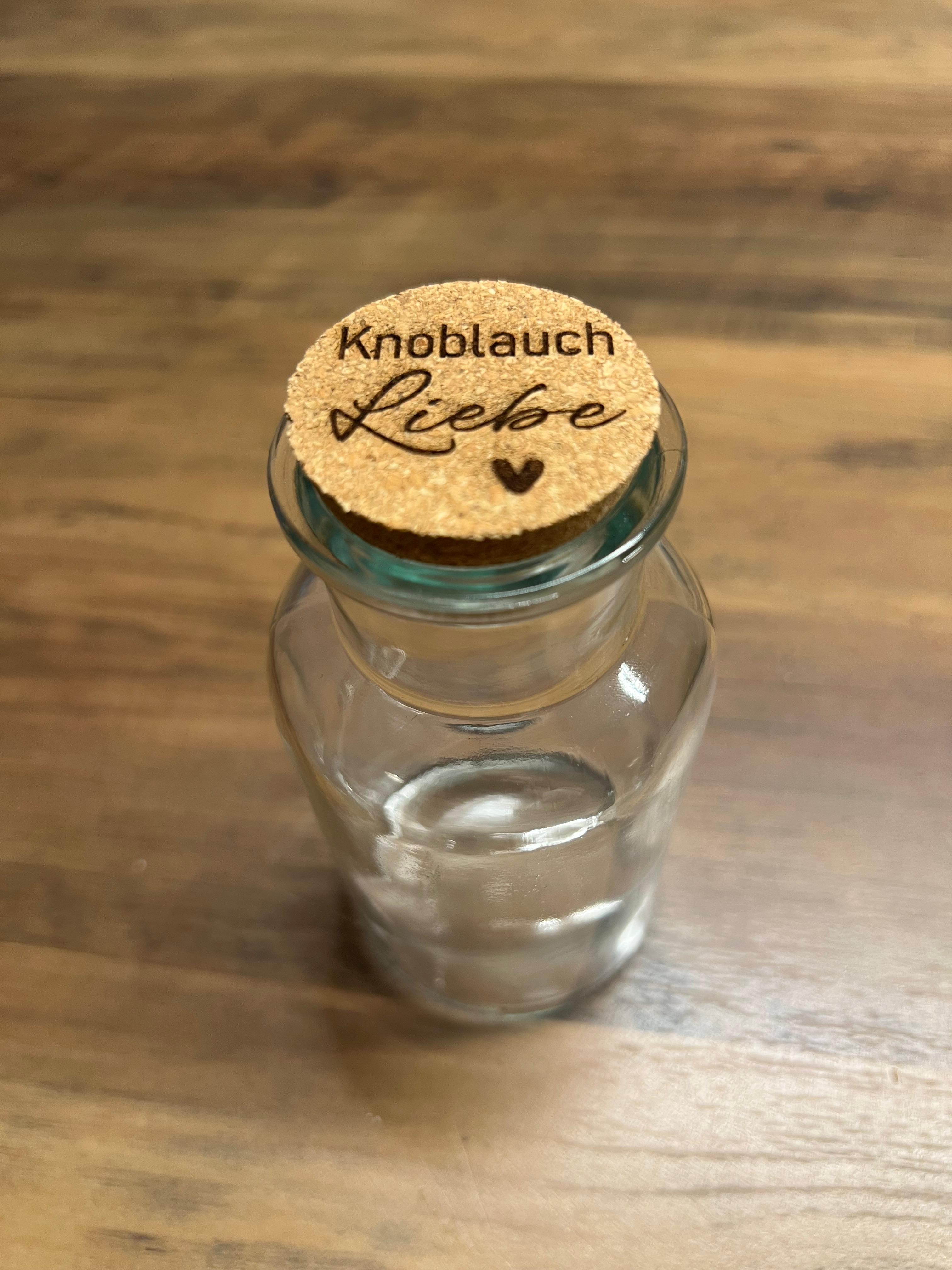 Gewürzglas "Knoblauchliebe" Vorratsglas, Küchendeko