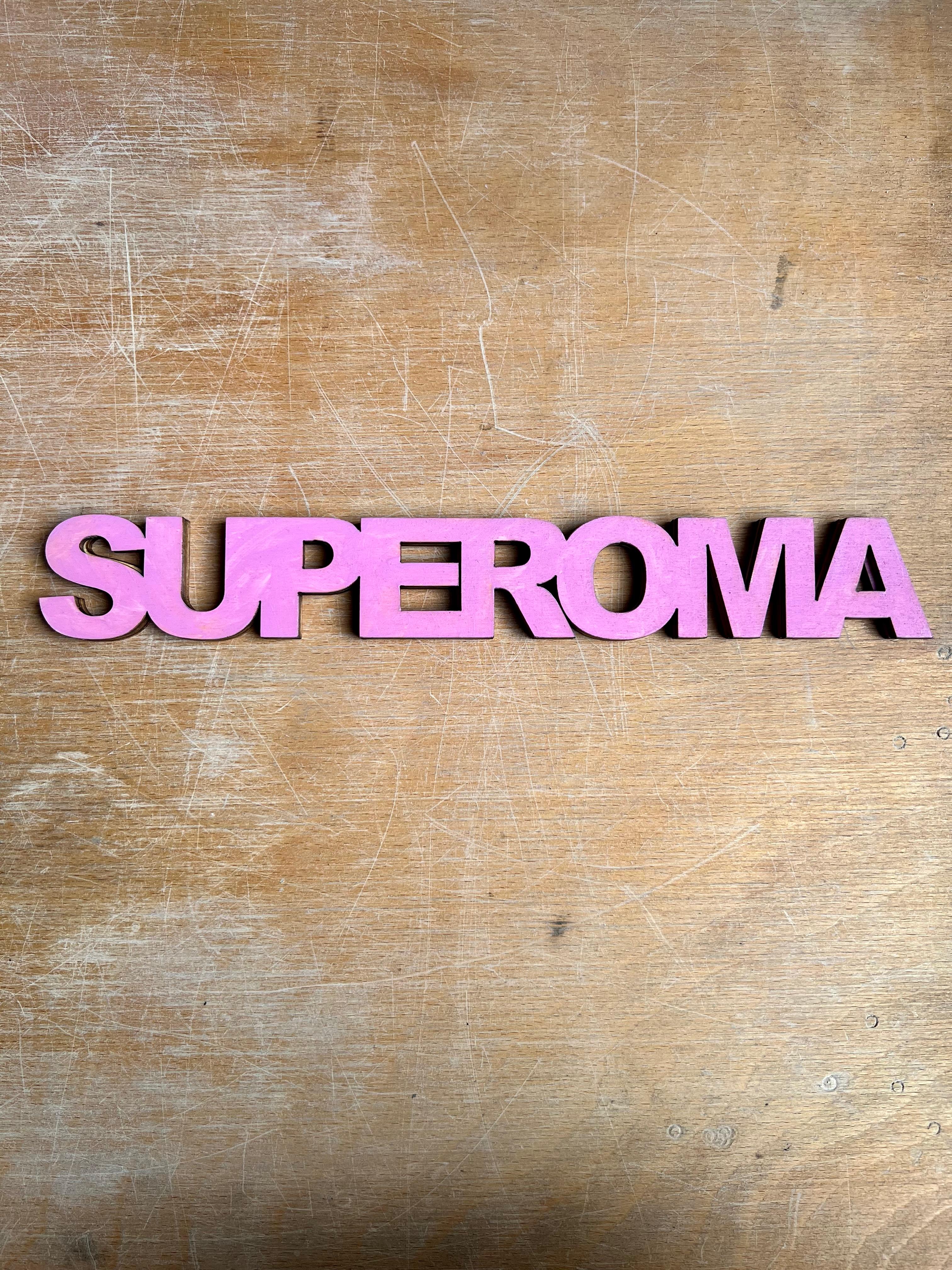 3D Schriftzug "Superoma"