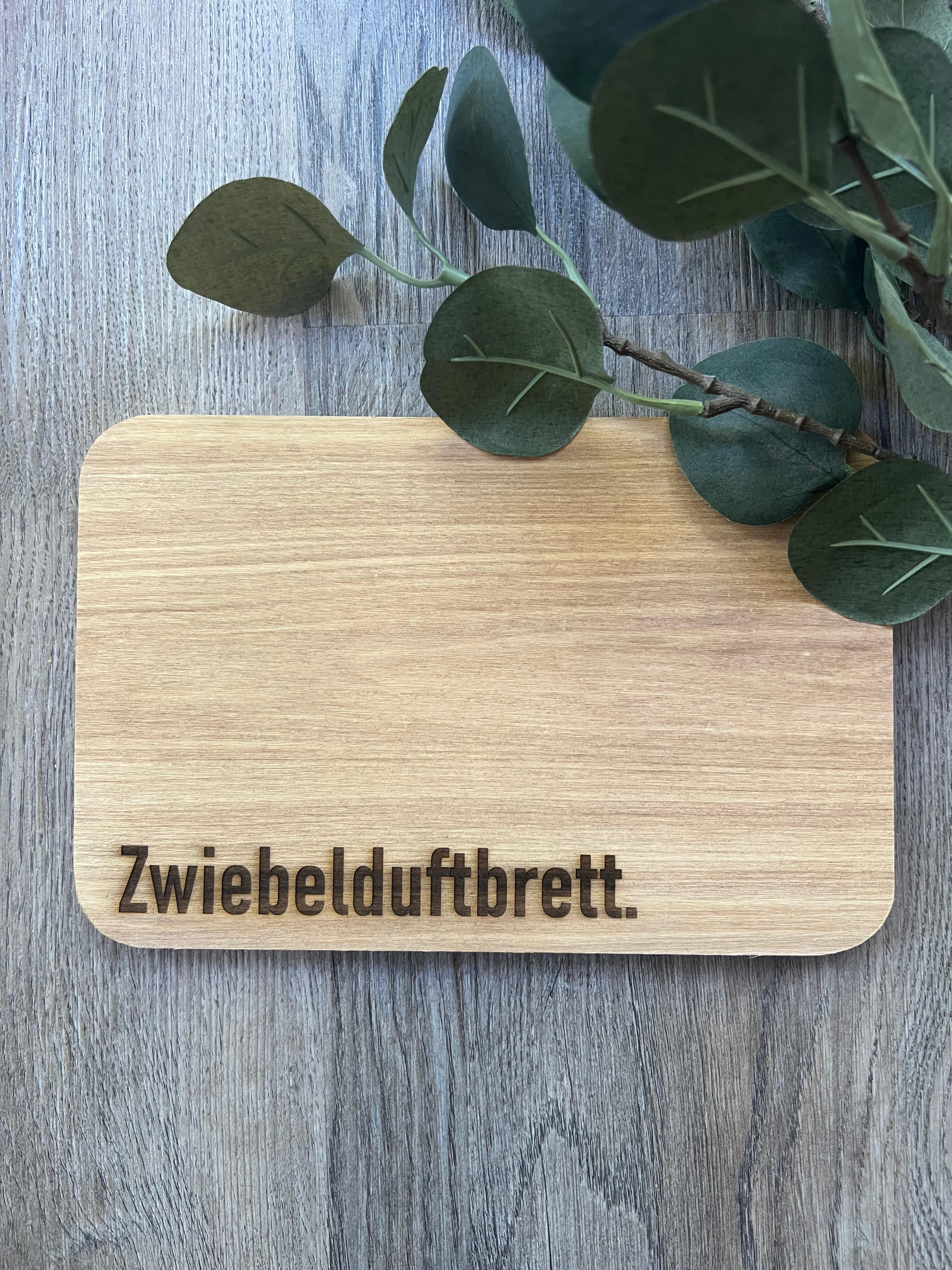 Schneidebrett "Zwiebelduftbrett", aus Birkenholz