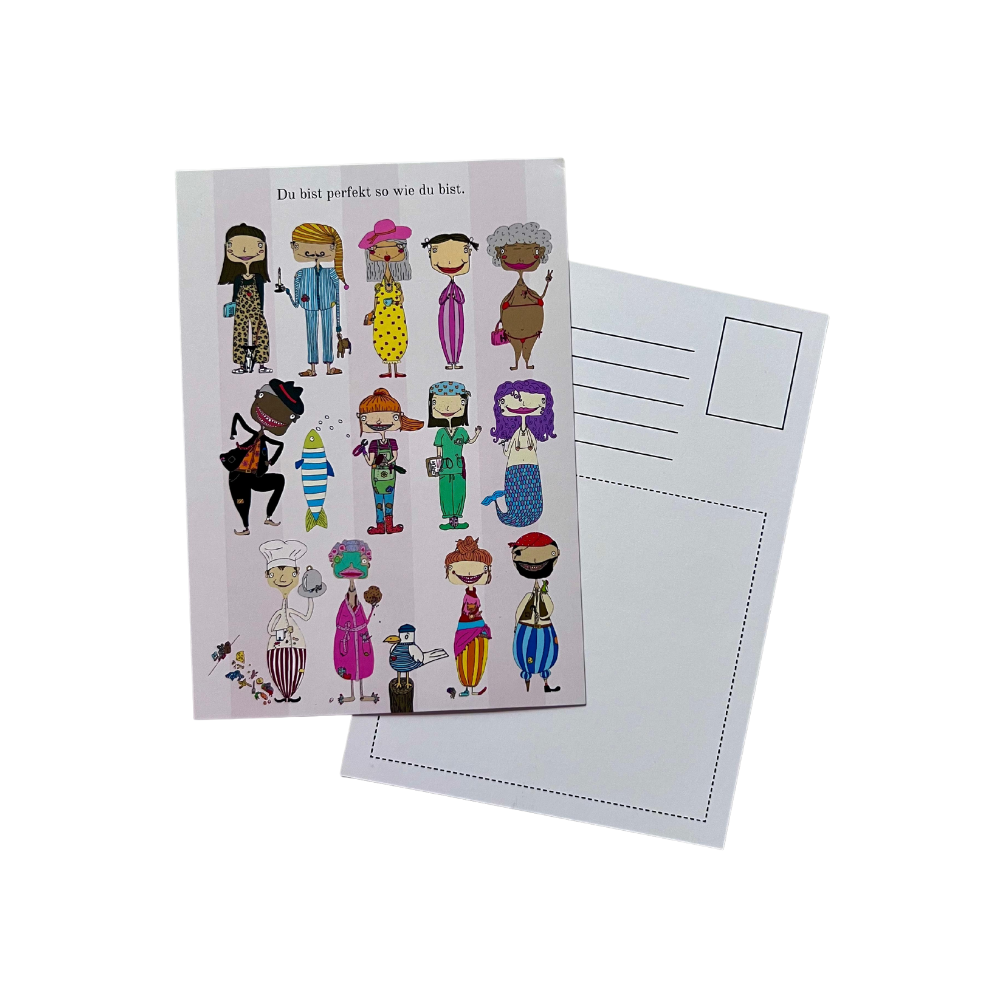 Postkarte "Du bist perfekt so wie du bist."