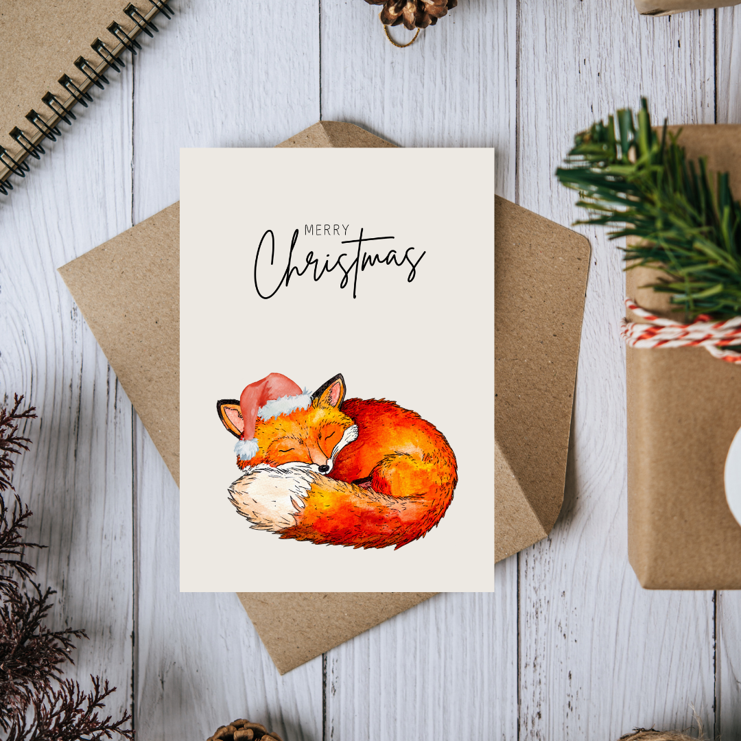 Postkarte "Merry Christmas"