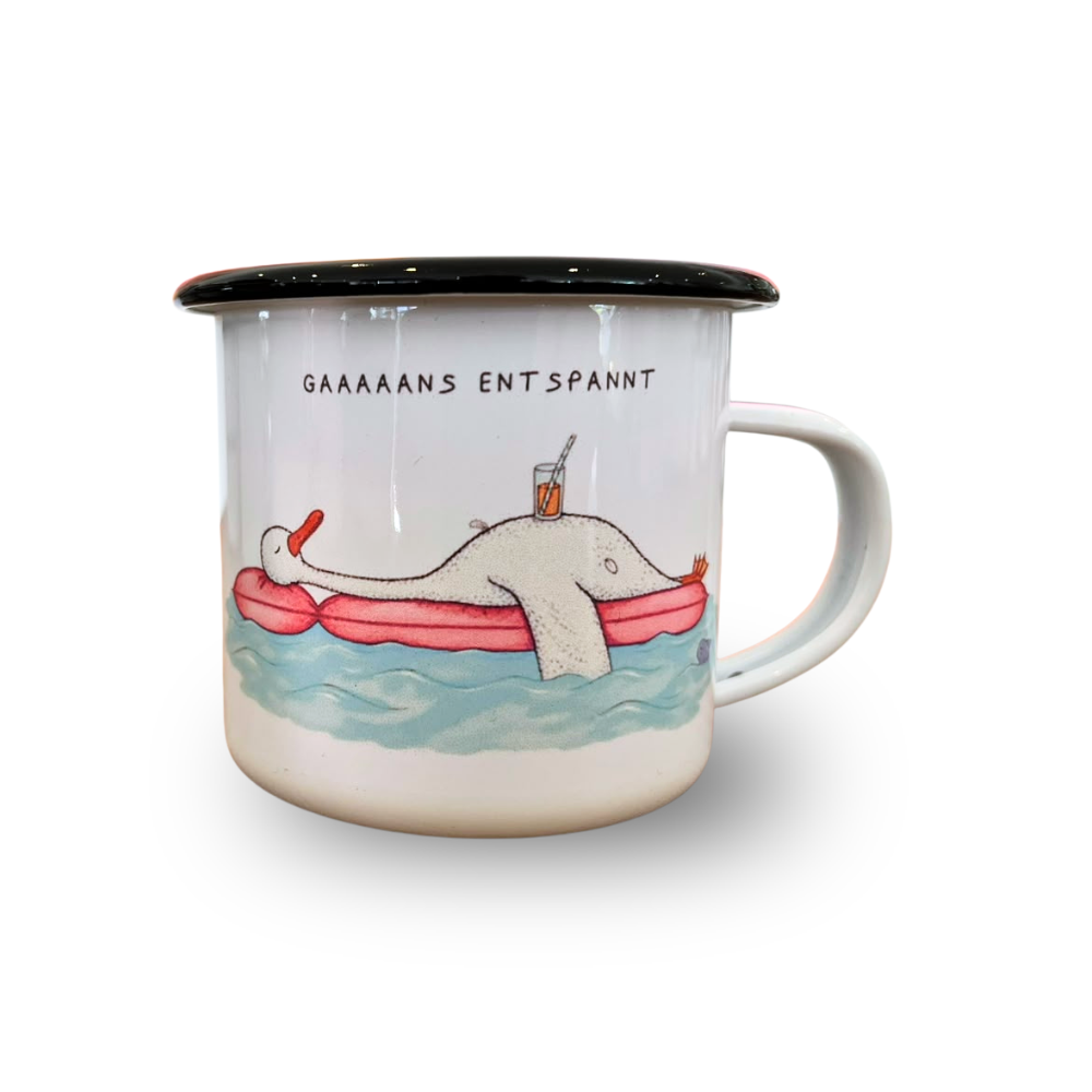 Tasse "Gans entspannt"