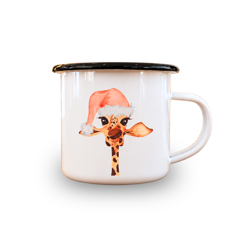 Tasse "Weihnachtsgiraffe Gisela"